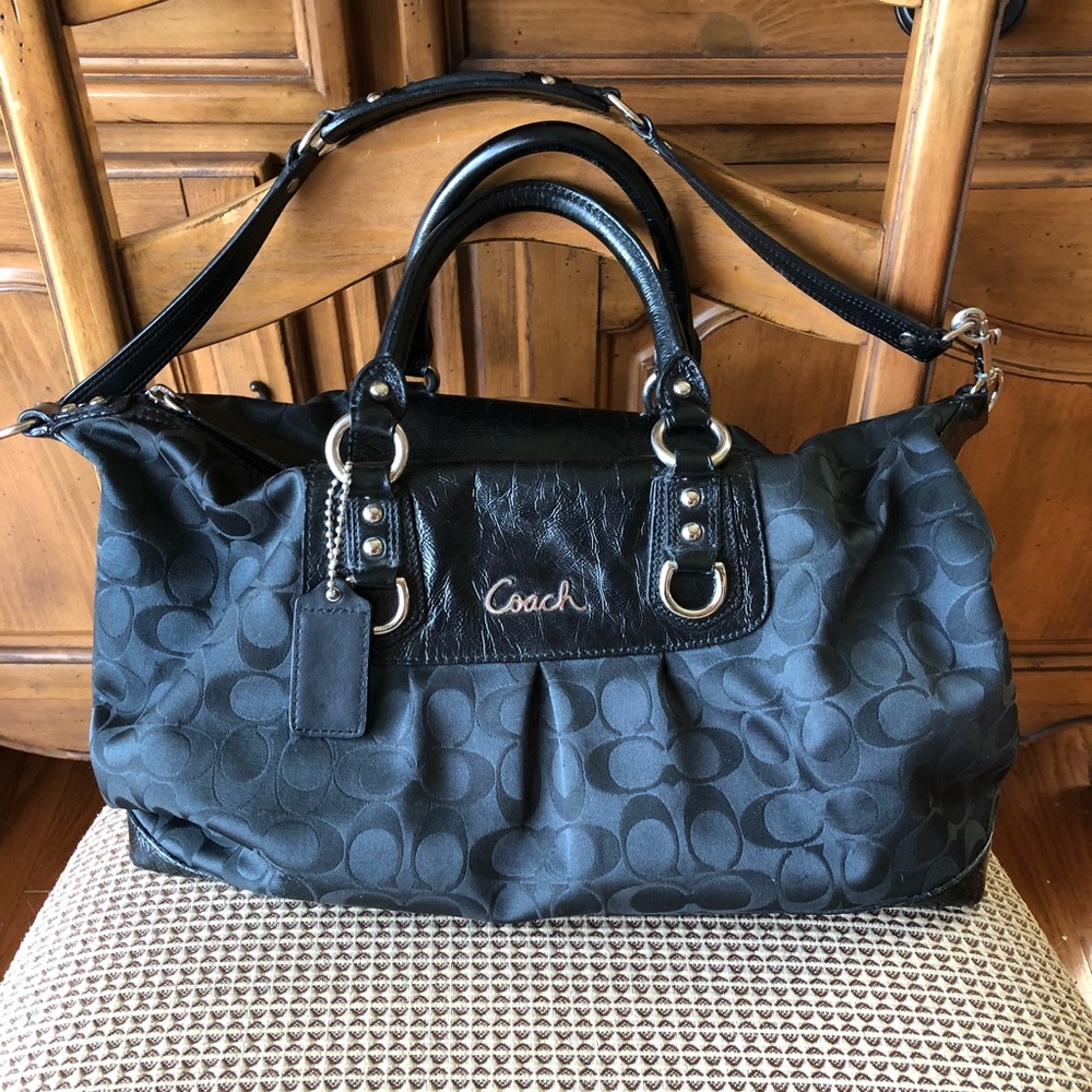 Coach Ashley Signature Satchel Tote
